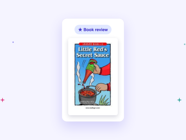 Cover of the book Little Red's Secret Sauce, showing a hand pouring hot chili sauce from a bottle into a pot.